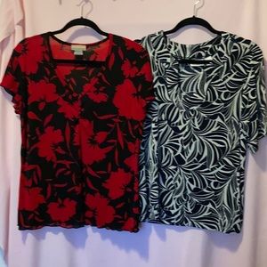 Chico’s & Susan Lawrence tops
